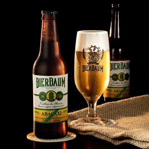 Caixa com 12 Cervejas Fruitbier Abacaxi Bierbaum | Garrafa 355ml